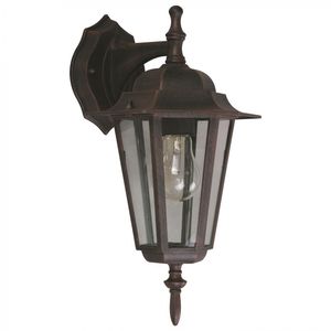 Farol Pared Exterior Óxido E27 1 Luz 100 W