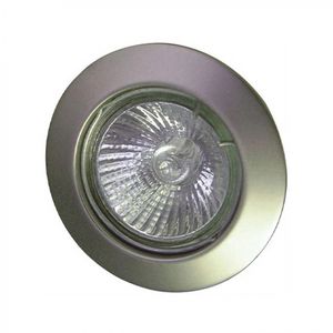 Foco Embutido Niquel Fijo 1 Luz GU10 50 W