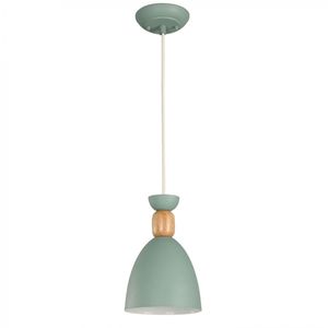 Lámpara Colgante Verde 1 Luz E27 40 W