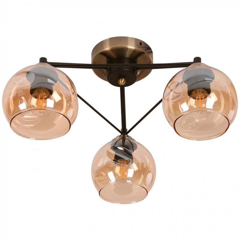 Lampara-de-Techo-Ambar-Negro-3-Luces-E27-60-w-213686_1