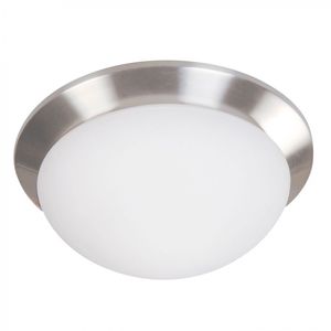 Plafón níquel Satinado 1 luz E27 40 W