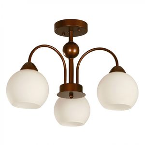Lámpara de Techo Bola Chocolate 3 Luces E27 60 W