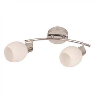 Lámpara Techo 2 Luces E27 60 W Cromo