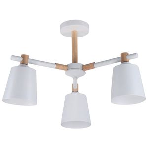 Lámpara de Techo Blanco 3 Luces E27 40 W