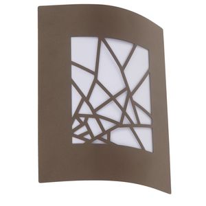 Apliqué Pared exterior Chocolate 1 Luz E27 40 W