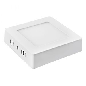 Panel led sobrepuesto Cuadrado 6000k 18 W Luz Fría