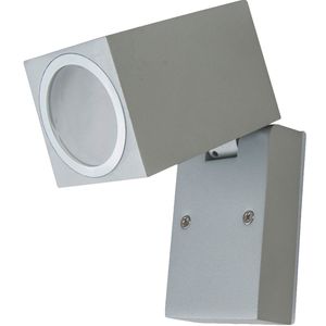 Apliqué Pared Cubox sin ampolleta Aluminio Gris GU10 35 W