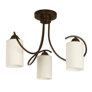 Lámpara Techo Chocolate 3 Luces E27 60 W