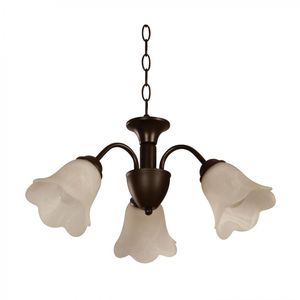 Lámpara de Techo Chocolate Ikelite 3 Luces E27 60 W