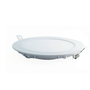 Panel led Redondo embutido 3000k 12 W Luz Cálida