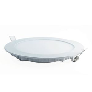 Panel led Redondo embutido 3000k 18 W Luz Cálida