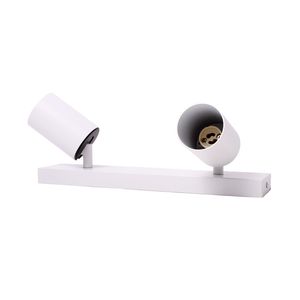 Barra Sobrepuesta2 Luces GU10 11 W Blanco Mate