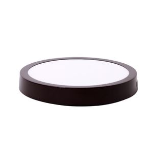 Plafón Led techo Redondo café 1 luz 18 W