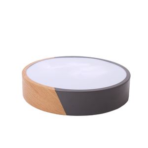 Plafón Led techo Redondo gris 1 luz 12 W