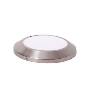 Plafón Led techo Redondo niquel satinado 1 luz 18 W