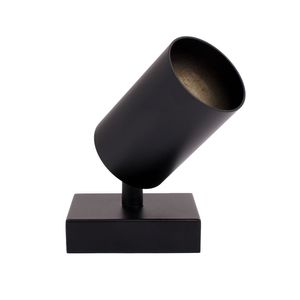 Barra Sobrepuesta simple 1 luz GU10 5,5 W Negro