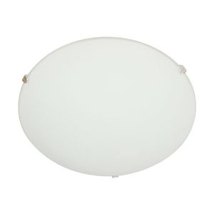 Plafón de Techo cromo Blanco 1 Luz E27 60 W
