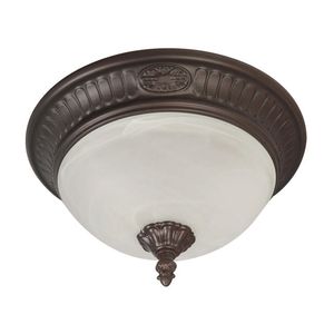 Plafón Led redondo Chocolate 2 Luces E27 40 W