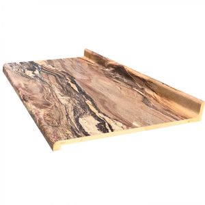 Cubierta Postformada 90° 500 x 3000 mm Betania
