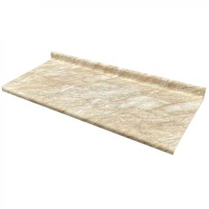 Cubierta Postformada 90° 500 x 3000 mm Marmol Italia