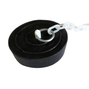 Tapón 1 3/8" Con Cadena Negro