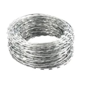 Concertina De Acero Galvanizado 30 cm x 10 m