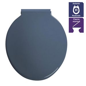 Asiento WC Redondo Azul Galaxie