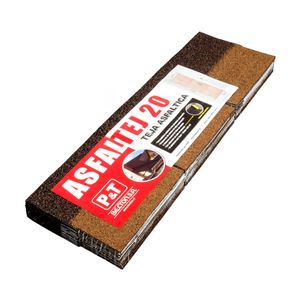 Teja Asfáltica Café Tabaco 2,95 m2 3 x 335 x 1000 mm