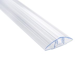Perfil Union H Clip 4-6-8-10 mm 5,8 m Transparente