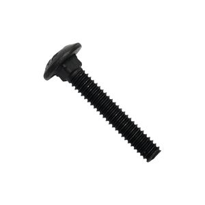 Perno Coche + Tuerca 1/4" x 4" Negro 10 un