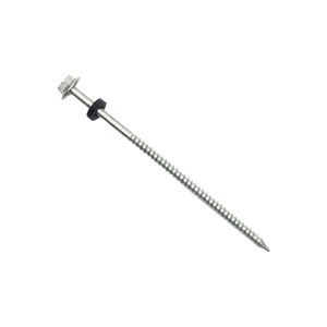 Tornillo Hexagonal + Golilla Con Sello #10 x 4 1/2" 100 un