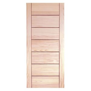 Puerta Exterior Pino Clear 75 x 200 Cm Coyhaique