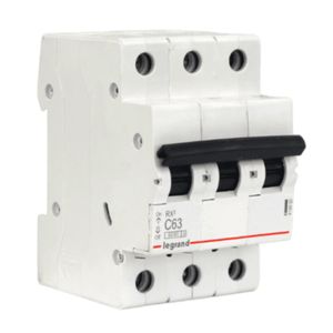Interruptor Automático Termomagnético 3 Polos 6 kA 63 A