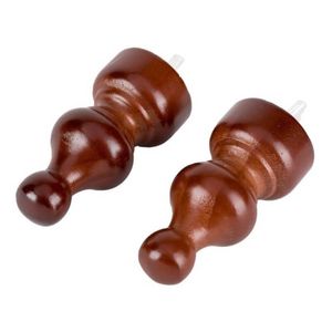 Terminal Arabe Madera 28 mm Chocolate 1 un