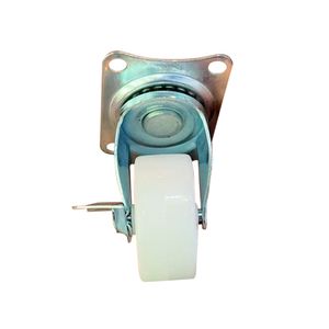 Rueda Polipropileno Con Freno 50 mm 35 kg Blanca