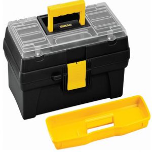 Caja De Herramientas Plástica 14" Negra