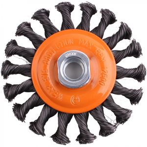 Grata Circular Plana Trenzada 4"