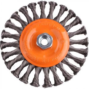 Grata Circular Plana Trenzada 6"