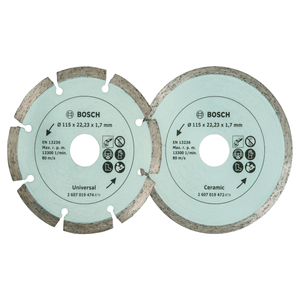 Disco Diamantado 4 1/2" 2 un