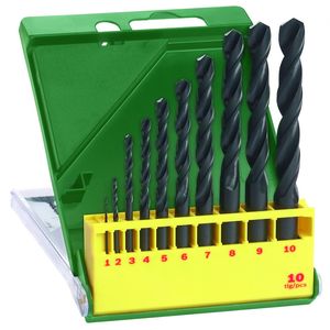 Set De Brocas HSS-R Para Metal 10 pz