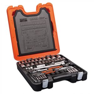 Set Dados Y Llaves Combinadas 1/4 y 1/2" 94 pz