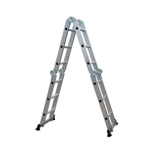 Escalera Multipropósito 4 x 3 12 Peldaños 3,55 m Aluminio