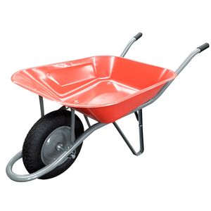 Carretilla Liviana 60 L Con Rueda 8 x 350" Roja