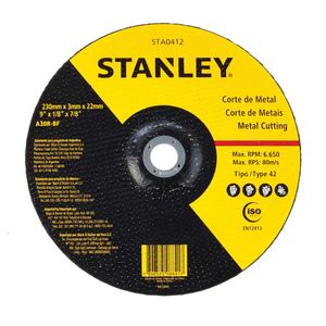 Disco De Corte Metal 9 x 1/8 x 7/8" Stanley