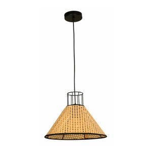 Lampara Colgante 1 Luz 40 W E27 Bambu