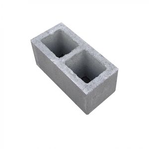 Bloque Hormigón Liso 20 x 20 x 40 cm Gris Grau