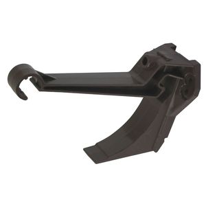 Gancho Fijación Invisible PVC P-25 Marrón