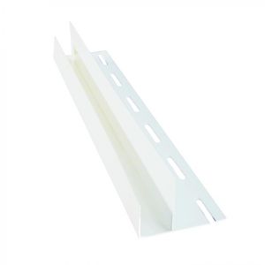 Perfil F Cielo 3,8 m Blanco PVC