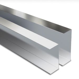 Estructural U 2 x 2" 42 x 25 x 0,85 mm 6 m