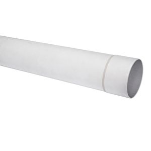 Tubo Bajada PVC P-25 80 mm 3 m Blanco